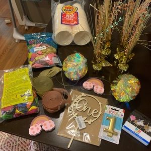 Baby girl birthday supplies